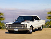 AUT 22 RK2553 01
1966 Plymouth Hemi Satellite White 3/4 Front View On Pavmement
