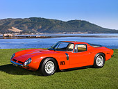 AUT 22 RK2622 01
1966 Bizzarrini 5300 GT Strada Red 3/4 Front View On Grass