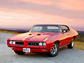 AUT 22 RK2641 01
1968 Pontiac GTO Solar Red 3/4 Front View By Mountain