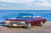 AUT 22 RK2648 01
1966 Chevrolet Impala Super Sport Convertible Burgundy 3/4 Front View By Water