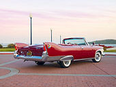 AUT 22 RK2682 01
1960 Plymouth Fury Convertible Red 3/4 Rear View By Water
