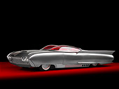 AUT 22 RK2736 01
1961 Ford Thunderbird Silver Custom ThunderFlite 3/4 Front View Studio
