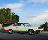 AUT 22 RK2770 01
1967 AMC Rambler Marlin White And Red 3/4 Front View On Pavement