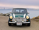 AUT 23 BK0061 01
1978 Austin Mini Van Green Front View On Pavement By Bay