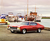 AUT 23 RK0181 09
1971 Chevrolet Chevelle Ruby Red 3/4 Side View By Harbor Filtered