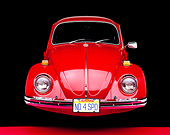 AUT 23 RK0226 01
1970 VW Beetle Red Head On Shot Studio