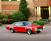 AUT 23 RK0319 03
1970 Buick GS Stage 1 Red Side 3/4 View On Pavement By Museum