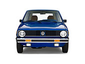 AUT 23 RK1138 01
1978 Volkswagen Rabbit Diesel Blue Head On View Studio
