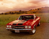 AUT 23 RK0756 06
1970 Chevrolet El Camino Super Sport 396 Red And Black