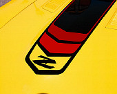 AUT 23 RK0767 02
1977 Datsun 280Z Emblem Hood Shot