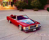 AUT 23 RK0779 01
1977 Cadillac Coupe Deville
Convertible Red 3/4 Front View On Pavement