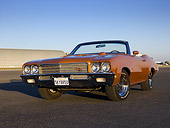 AUT 23 RK1114 01
1971 Buick GS 455 Stage 1 Convertible Bittersweet Mist Low 3/4 Front View On Pavement