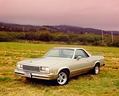 AUT 24 RK0158 01
1983 Chevrolet El Camino Tan 3/4 Front View On Grass