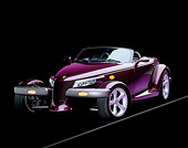 AUT 25 RK0084 06
1998 Plymouth Prowler Roadster Burgundy 3/4 Front View Studio