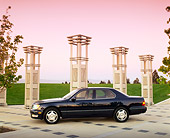 AUT 25 RK0704 04
1998 Lexus LS400 Dark Blue Profile View By Pillars Filtered