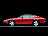 AUT 25 RK0049 06
1997 Jaguar XK8 Burgundy Profile On Gray Line Studio