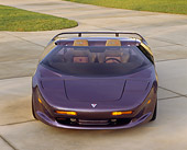 AUT 25 RK0262 09
1993-94 Vector Avtech Roadster Purple Head On Shot On Pavement