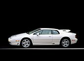 AUT 25 RK0411 02
1995 Lotus Esprit S4 White Side View On Gray Line Studio