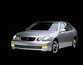 AUT 25 RK0609 03
1998 Lexus GS400 Silver 3/4 Front View Studio