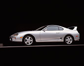 AUT 25 RK0641 05
1994 Toyota Supra Twin Turbo Silver 3/4 Front View On Gray Line Studio