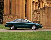 AUT 25 RK0663 02
1997 Ford Taurus Green 3/4 Front View By Palace Of Fine Arts San Francisco