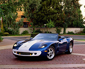 AUT 25 RK0959 09
1990 Chevrolet Corvette Guldstrand Nassau Roadster Convertible Front 3/4 View On Driveway