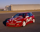 AUT 25 RK1316 01
1994 Honda Civic Hatch Back Red White Graphics