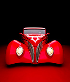 AUT 26 RK0487 12
1939 Ford Coupe Red With Flames Head On View Studio