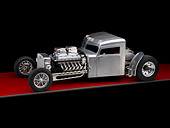 AUT 26 RK2759 01
1960 Blastolene Peterbilt Truck Hot Rod 3/4 Front Overhead View Studio