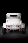 AUT 26 RK3058 01
1932 Ford Johnson Coupe Raw Metal Rear View In Studio