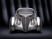 AUT 26 RK3281 01
1936 Ford AeroSport Silver Front View In Studio