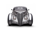 AUT 26 RK3290 01
1936 Ford AeroSport Silver Front View On White Seamless