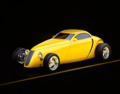 AUT 26 RK0053 06
Aluma Coupe Custom Hot Rod Yellow 3/4 Side View On Yellow Line Studio