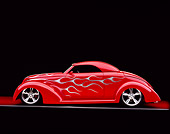 AUT 26 RK0489 05
1939 Ford Coupe Red With Flames Profile View Studio