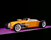 AUT 26 RK0652 01
1926 Ford Dore Roadster Orange 3/4 Side View On Purple Floor Studio