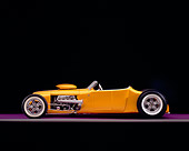 AUT 26 RK0653 08
1926 Ford Dore Roadster Orange Profile View On Purple Floor Studio