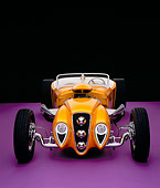 AUT 26 RK0654 07
1926 Ford Dore Roadster Orange Head On Shot On Purple Floor Studio