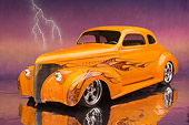 AUT 26 RK0661 01
1939 Chevrolet Radical Custom Coupe Yellow With Flames 