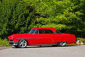 AUT 26 RK1126 01
1953 Mercury Coupe Red 3/4 Side View On Pavement