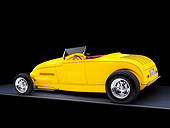 AUT 26 RK1294 01
Goodguys' 1929 Ford Roadster Hot Rod Yellow 3/4 Rear View Studio