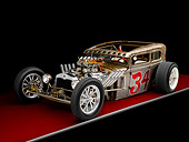 AUT 26 RK2706 01
1930 Ford Model A Hot Rod Silver 
