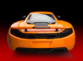 AUT 28 RK0180 01
2012 McLaren MP4-12C Orange Rear View In Studio