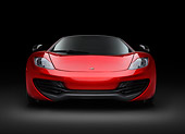 AUT 28 RK0196 01
2013 McLaren MP4-12C Spider Red Front View In Studio