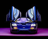 AUT 28 RK0099 07
1993 McLaren F1 XP4 Blue Head On View Doors Open Studio