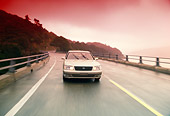 AUT 29 RK0268 17
1999 Lexus LS400 Champagne Head On View On Road In Motion