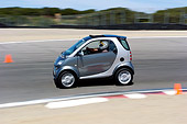 AUT 29 RK0980 01
Smart Fortwo Silver 3/4 Front View On Track In Motion