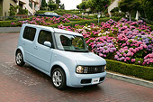 AUT 29 RK0993 01
2004 Nissan Cube Light Blue 3/4 Front View Descending Lombard Street San Francisco