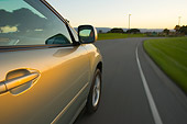 AUT 29 RK1010 04
2006 Lexus RX400 Hybrid  Light Green On Road In Motion