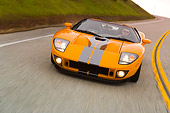 AUT 29 RK1102 01
2006 Ford GTX1 Yellow And Silver Head On View On Road In Motion