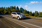 AUT 29 RK1188 01
2007 Mercedes-Benz GL450 Silver 3/4 Side View On Road In Motion